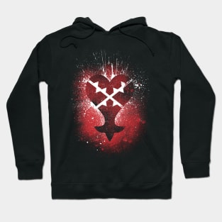 Kingdom Hearts Brushed Heartless Emblem Hoodie